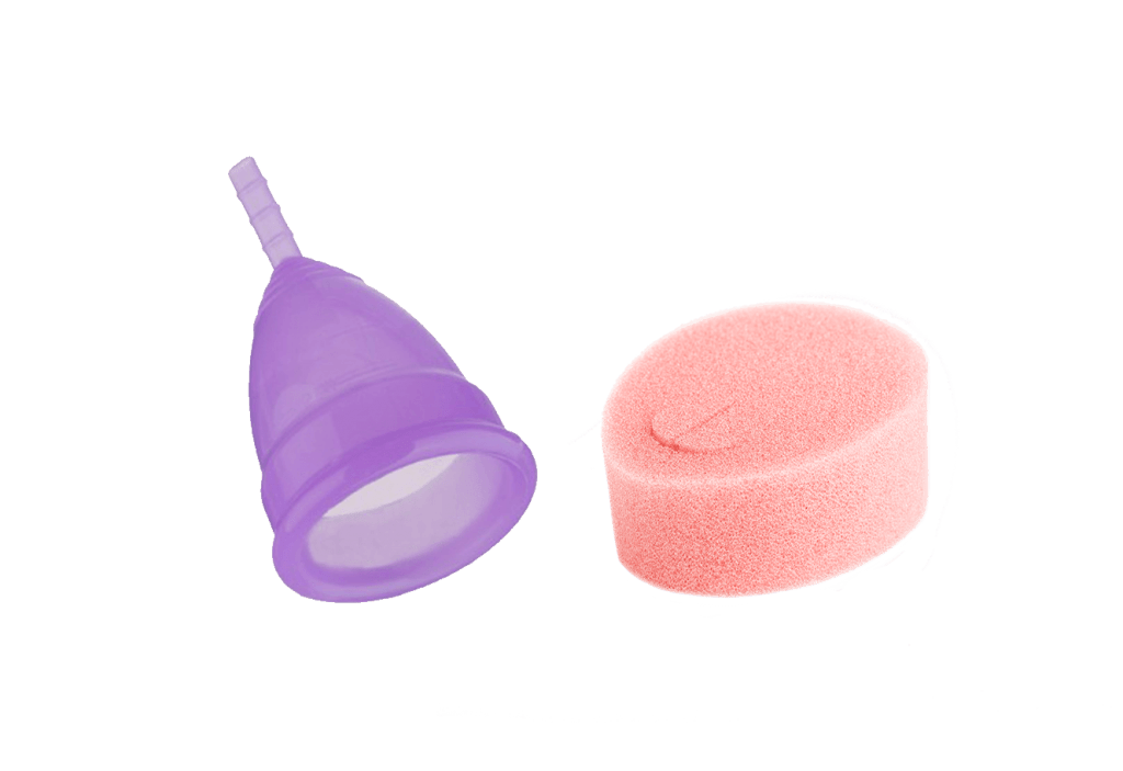 Verschillen tussen de menstruatiecup en Beppy tampon